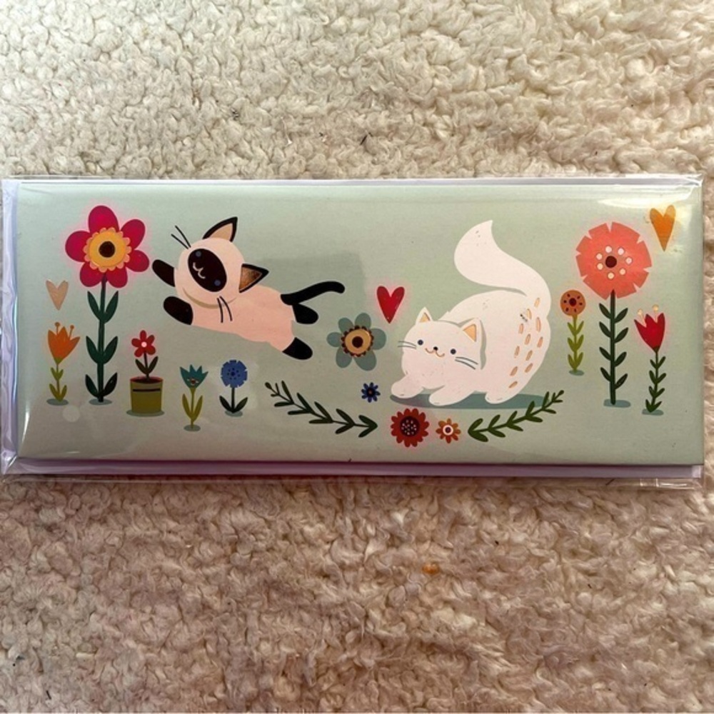 UWP Happy Mother's Day "Cats Love Flowers" Panoramic 3-D Pop-Up Greeting Card
